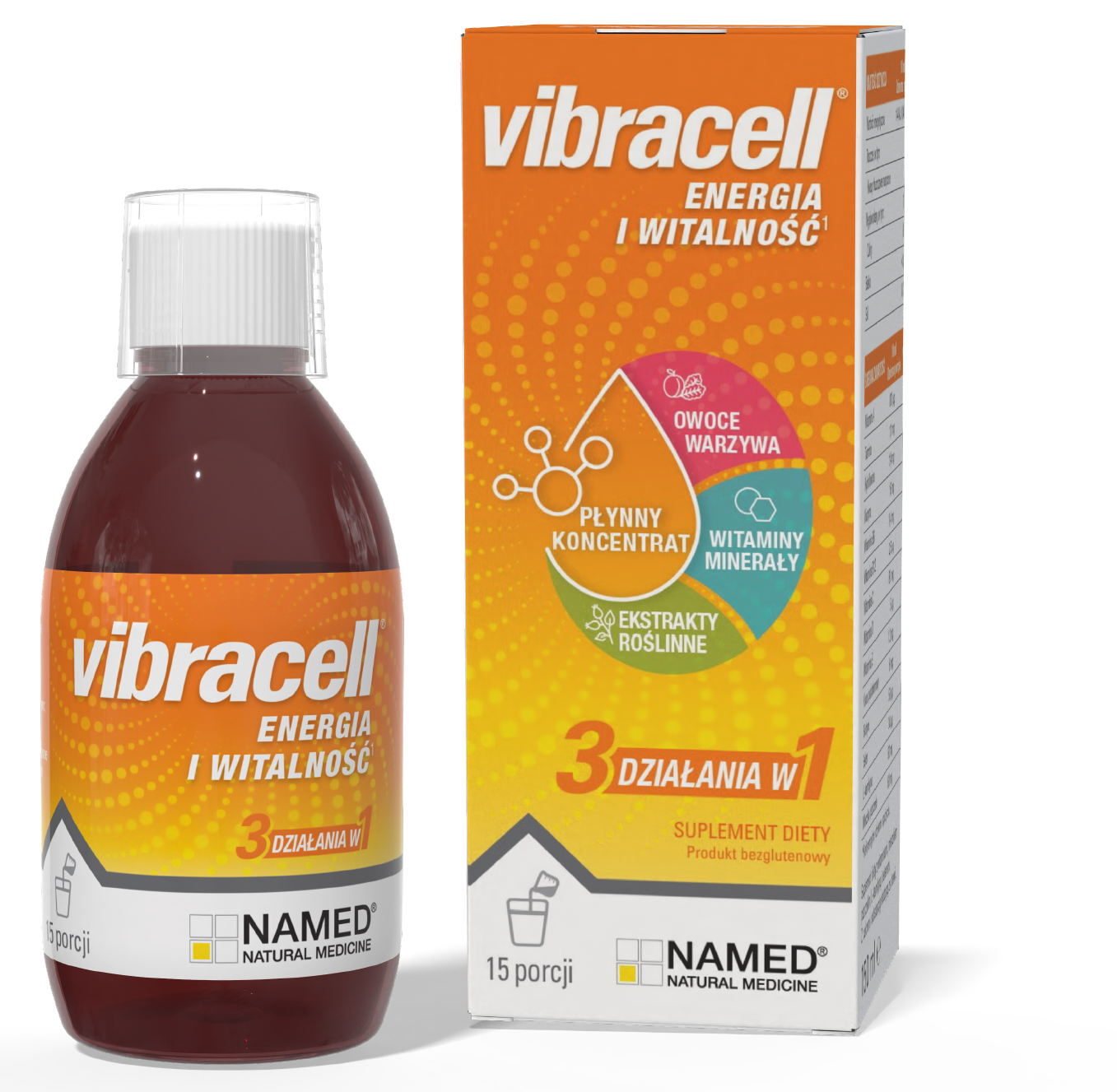 Butelka 300ml z opakowaniem po prawej stronie